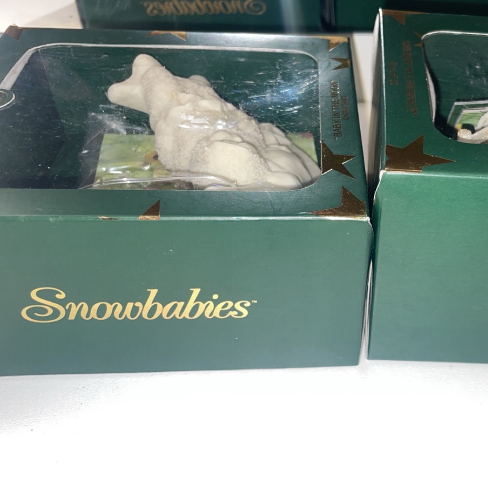 2 snowbabies in their box